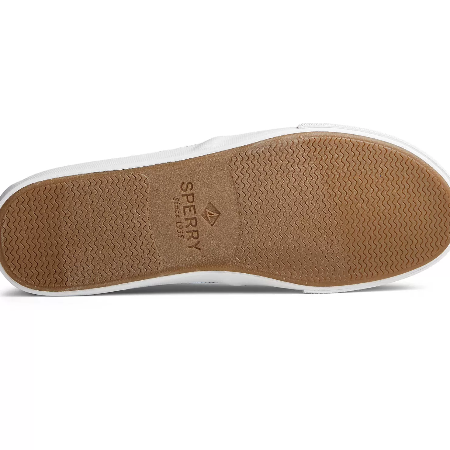 Striper II Sneakers | Sneakers | Sperry Men's Striper II Twin Gore Perforated Slip On Sneaker Tan