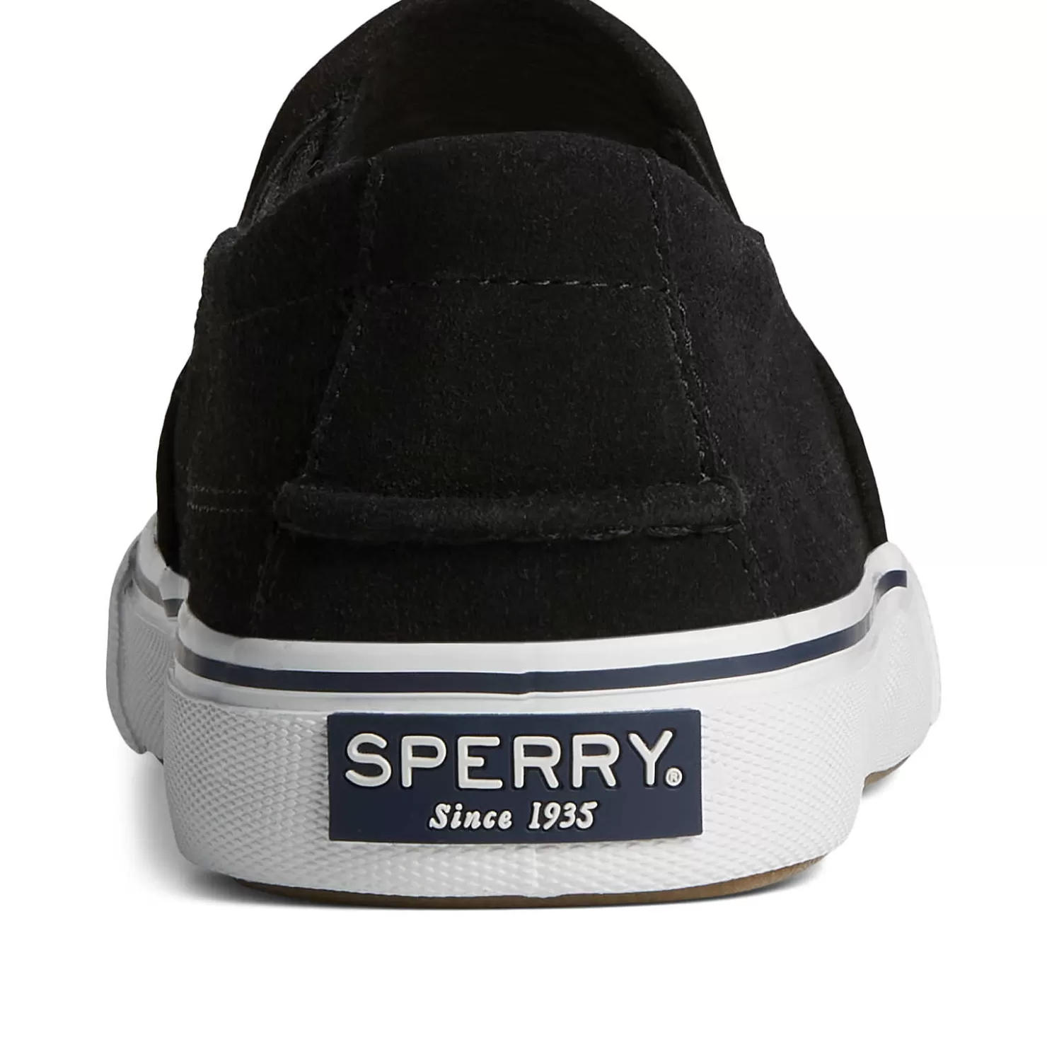 Striper II Sneakers | Sale | Sperry Men's Striper II Twin Gore Suede Slip On Sneaker Black